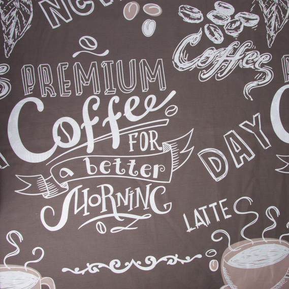 Ткань бязь ранфорс для постельного белья, хлопок, 125 гр/м2, 220 см R-81258 А Latte комп., фото 2