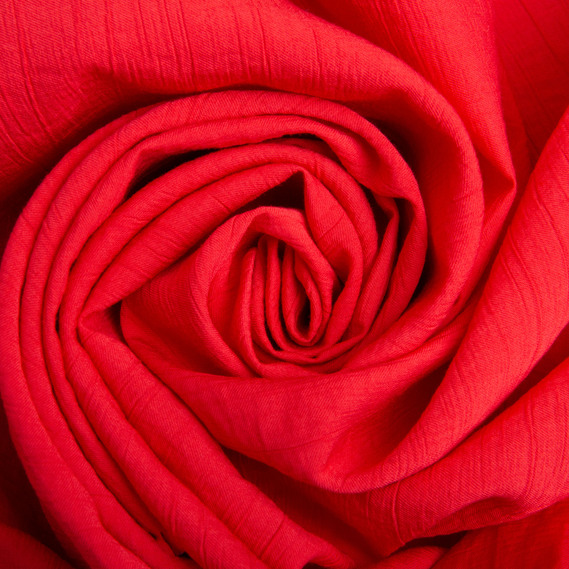 Dress Fabric Viscose Crêpe 135 gsm 150 cm for dresses, suits, and accessories червона, фото 1