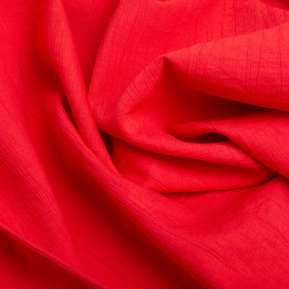 Dress Fabric Viscose Crêpe 135 gsm 150 cm for dresses, suits, and accessories червона, фото 2
