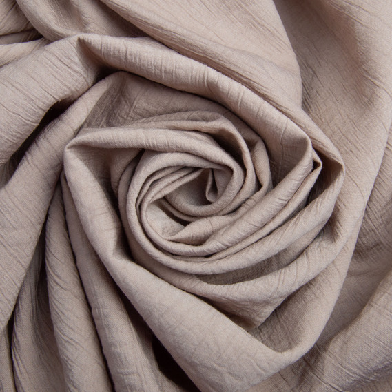 Dress Fabric Viscose Crêpe 135 gsm 150 cm for dresses, suits, and accessories капучино, фото 1