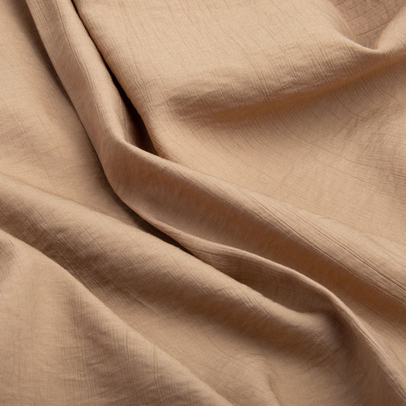 Dress Fabric Viscose Crêpe 135 gsm 150 cm for dresses, suits, and accessories т/беж, фото 2