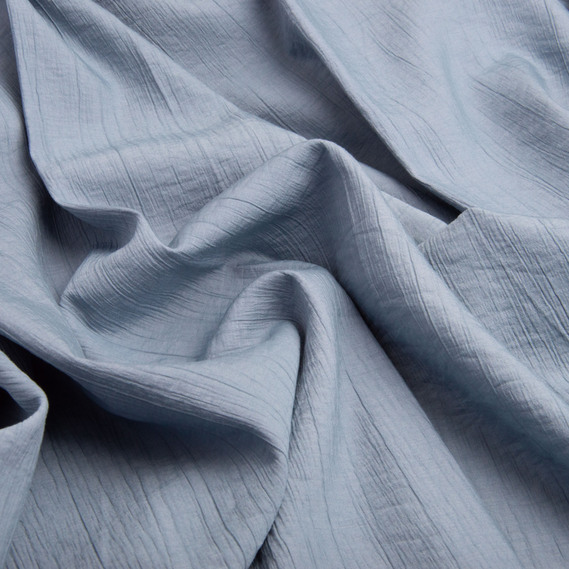 Dress Fabric Viscose Crêpe 135 gsm 150 cm for dresses, suits, and accessories сіра, фото 2