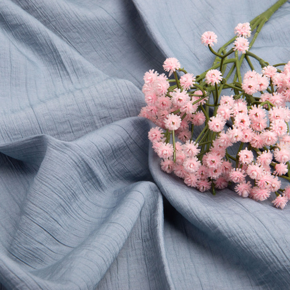 Dress Fabric Viscose Crêpe 135 gsm 150 cm for dresses, suits, and accessories сіра, фото 3