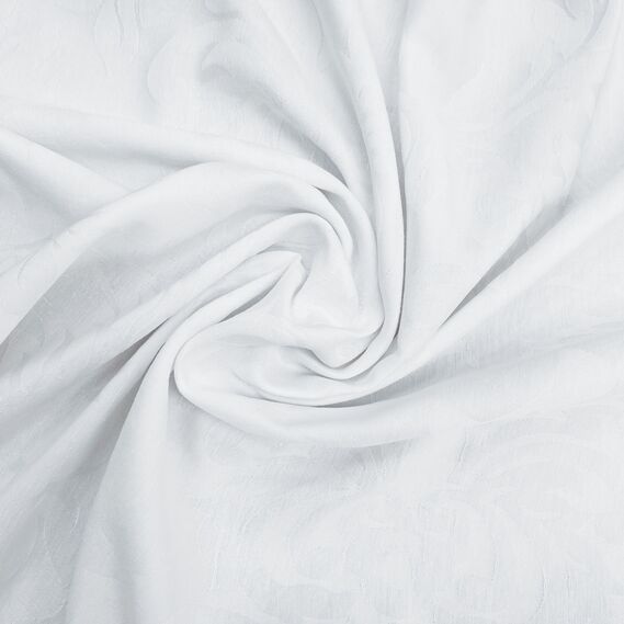 Тканина декоративна Hotel Line 220 гр/м2 330 см жакард професійна для скатертин та серветок біла, фото 1