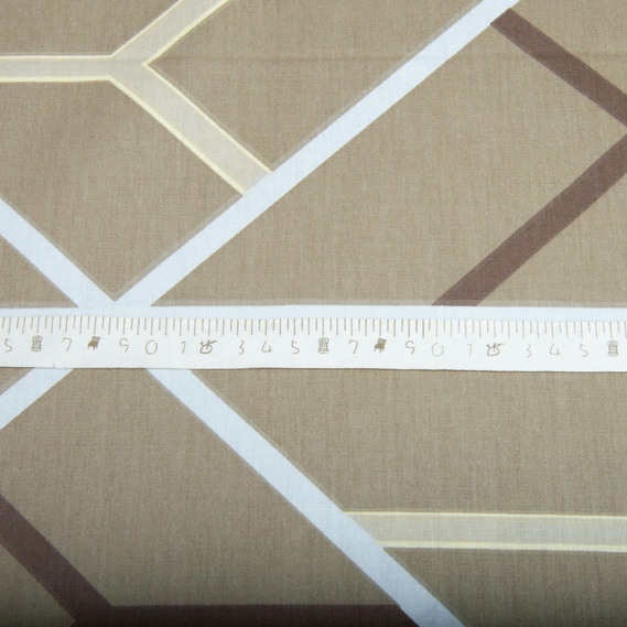 Ткань хлопок сатин для постельного белья, натуральная ткань, постельное белье, 120 гр/м2 S-3395-А шарм коричн., фото 4