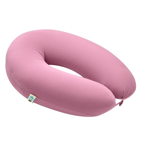 Pregnancy and Nursing Pillow 30х190 cm by SeiDesign Hypoallergenic, Cotton Zippered Pillowcase пудра, фото 1