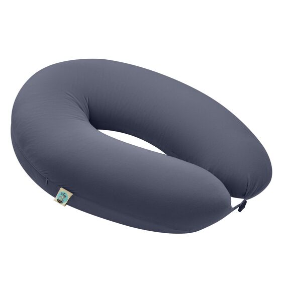 Pregnancy and Nursing Pillow 30х190 cm by SeiDesign Hypoallergenic, Cotton Zippered Pillowcase т/сіра, фото 1