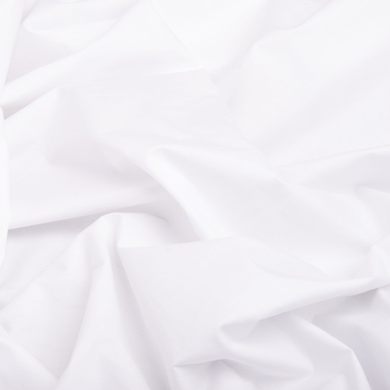Тканина перкаль 240 см 130 г/м2 натуральна бавовна преміум якість для постільної білизни, покривал, декору біла, фото 7