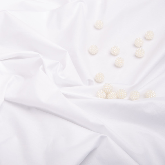 Тканина перкаль 240 см 130 г/м2 натуральна бавовна преміум якість для постільної білизни, покривал, декору біла, фото 11
