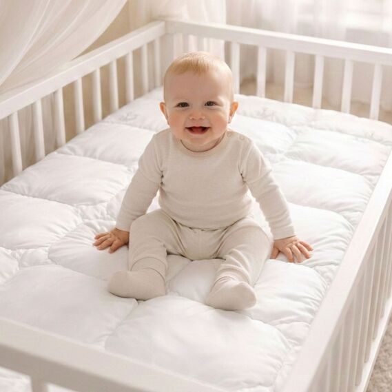 Одеяло детское в кроватку 100х135 см Soft PAPAELLA искусственный пух, антиаллергенное, супер мягкое теплое біла, фото 1