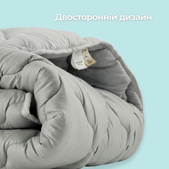 Ковдра дитяча 100х135 см Woolly PAPAELLA вовняна зимова у ліжечко, дитяча, вовна, тепла св.сіра, фото 5