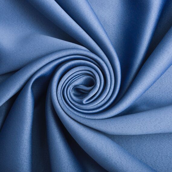 Set of curtains 2 pcs 150х260 cm, Blackout curtains, drapes, blackout panels on curtain tape with darkening effect V-30 денім, фото 6