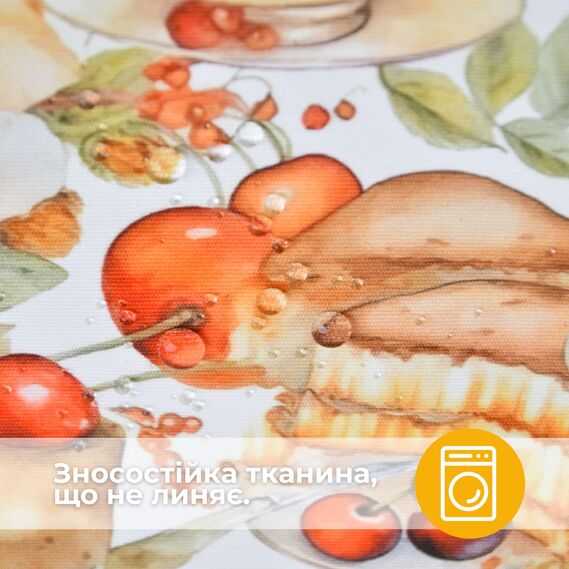 Christmas tablecloth 140x170 cm with water-repellent impregnation лимонад, фото 4