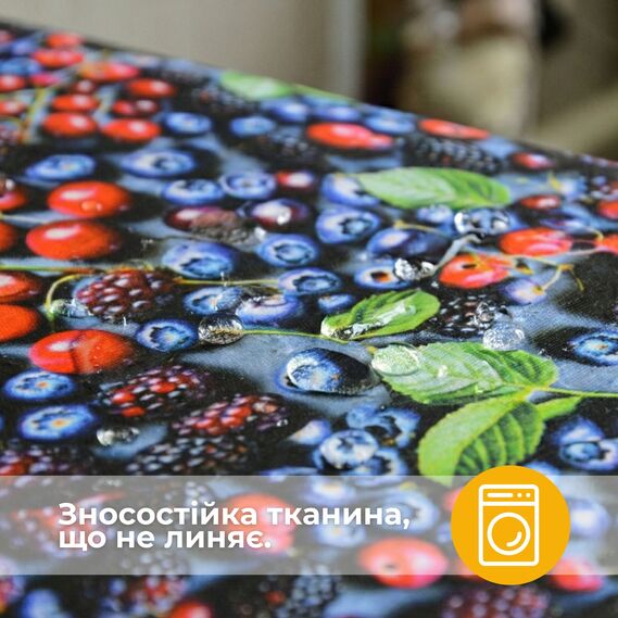 Скатерть с защитой от пятен IDEIA 140х170 см хлопок, Teflon эффект ягідка , фото 4