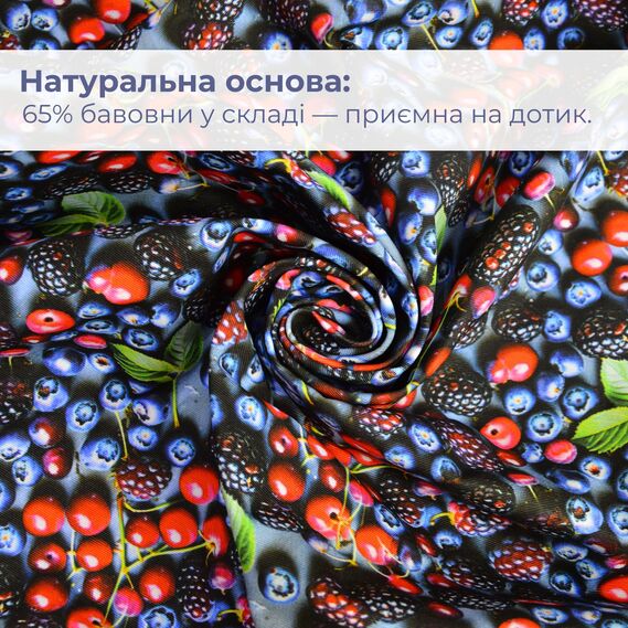 Скатерть с защитой от пятен IDEIA 140х170 см хлопок, Teflon эффект ягідка , фото 5