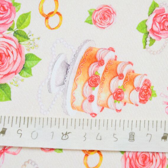 Тканина Панама бавовна 180 см 235 гр/м2 з водовідштовхувальним просоченням, для скатертин, штор, декору весільна, фото 6