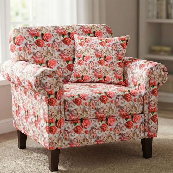 Decorative fabric with water-repellent impregnation парфум троянда, фото 8