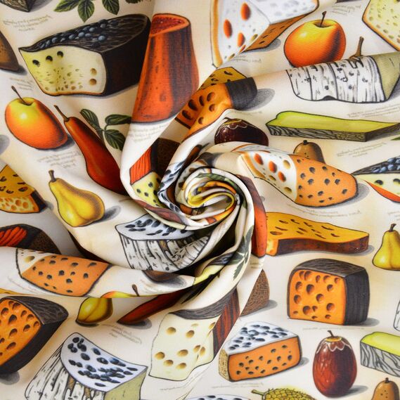 Decorative fabric with water-repellent impregnation сир з фруктами, фото 4