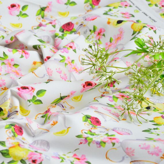 Ткань Панама хлопок 180 см 235 гр/м2 з защитой от пятен, для скатертей, штор, декора  мафін до чаю, фото 7