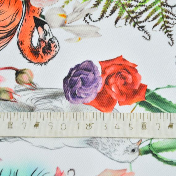 Decorative fabric with water-repellent impregnation птахи в саду, фото 9