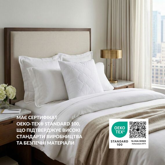 Standart IDEIA Pillow 50х50 cm Insert for Decorative Pillow Cover, Hypoallergenic, Hollowfiber Filling, фото 5