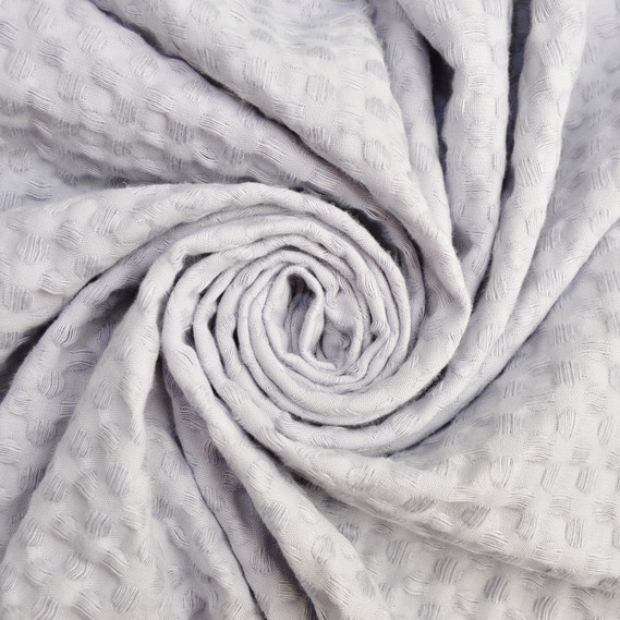 Waffle fabric Pike Tencel 240 cm wide 240 g/m2, natural, dense, absorbent fabric suitable for towels сірий, фото 1