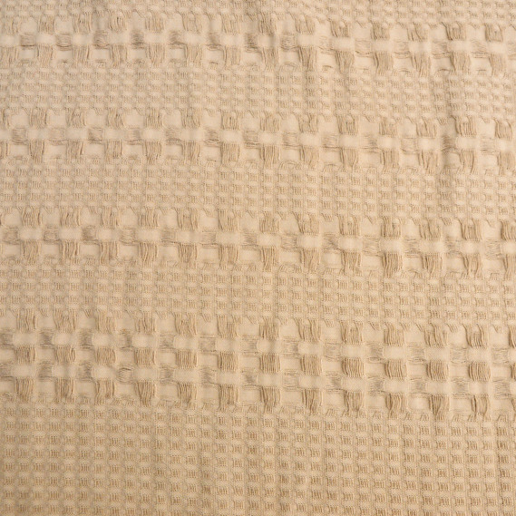 Waffle fabric Pike Tencel 240 cm wide 240 g/m2, natural, dense, absorbent fabric suitable for towels мокко, фото 2