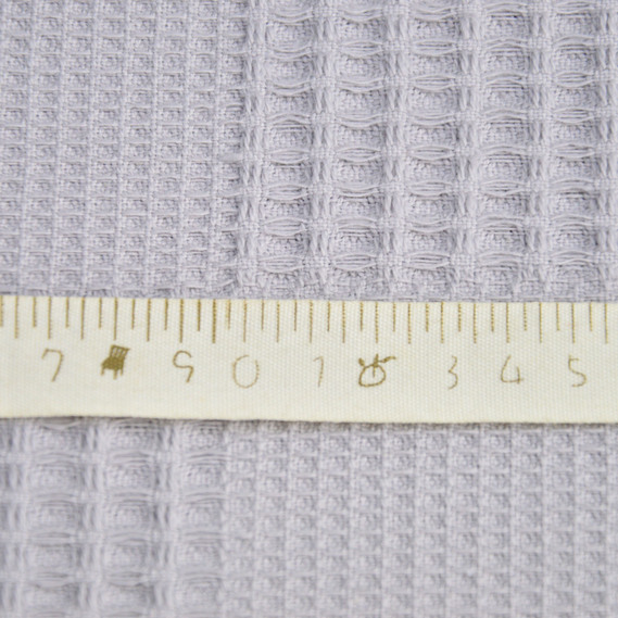 Waffle fabric Pike 240 cm wide 297 g/m2, cotton natural, dense, absorbent fabric suitable for towels клітинка сіра, фото 7