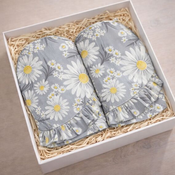 Набір серветок 2 шт з оборкою IDEIA, 30 см, бавовна, для дому, кафе, для сервірування столу сірий, фото 5