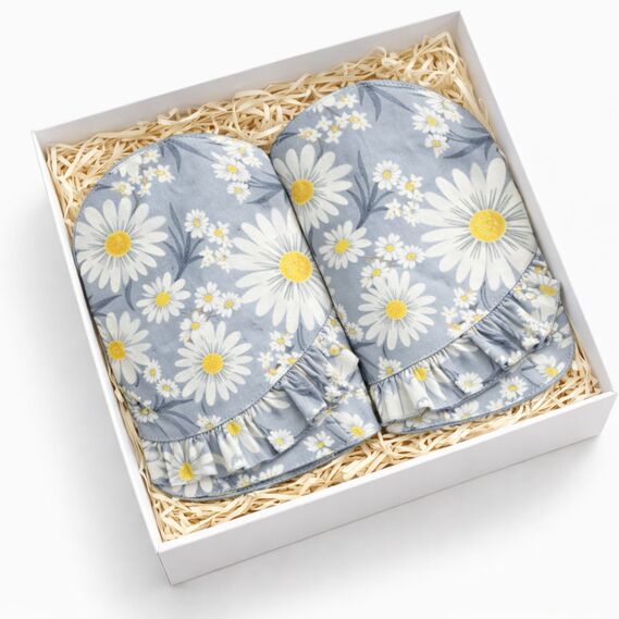 Set of 2 Ruffled Napkins IDEIA, 30 cm, Cotton, for Home, Cafe and Table Setting джинс, фото 6