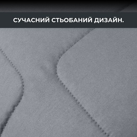 Набір подушок 2 шт 50х70 см ManMaker IDEIA подушка сіра гіпоалергенна, штучний пух, з блискавкою в коробці, фото 6