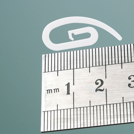 Карниз потолочный 2 м IDEIA одинарный алюминиевый, комплект с бегунками и крючками, для штор білий, фото 10