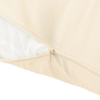 Наволочка для подушки S-Form IDEIA 40х130 см з блискавкою сатин бавовна беж, фото 2