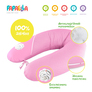 Nursing pillow Standard ТM PAPAELLA 30х190 см горошок рожевий , фото 2