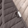 Reversible quilt 240x260 cm Lux IDEIA microfiber, quilted, hypoallergenic шоколад/беж, фото 6