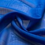 Тканина шифон Мульті 70 гр/м2 150 см напівпрозора, легка, повітряна для суконь, блузок та аксесуарів синій, фото 1
