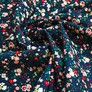 The fabric is poplin wadded дрібноцвіт т/синій, Квітковий, фото 1