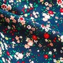 The fabric is poplin wadded дрібноцвіт т/синій, Квітковий, фото 2