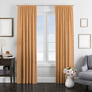 Fabric curtain monophonic Suet Kadife V-817 кемел, фото 2