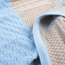 Plaid knitted with a hat patchwork TM PAPAELLA 70x90 cm блакитний , фото 6 Plaid knitted with a hat patchwork TM PAPAELLA 70x90 cm блакитний , фото 6