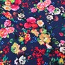 The fabric is staple twill with a print V-5/2 розалій т/синій, фото 2 The fabric is staple twill with a print V-5/2 розалій т/синій, фото 2