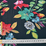 The fabric is staple twill with a print V-7/2 іриси чорний, фото 4 The fabric is staple twill with a print V-7/2 іриси чорний, фото 4