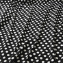 Ткнина котон стрейч Горошина чорний копійка, фото 2 Ткнина котон стрейч Горошина чорний копійка, фото 2