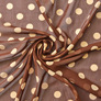 Fabric chiffon peas assorted велик.коричневий, фото 1