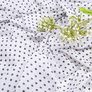 Тканина шифон горохи асорті дріб білий, фото 3