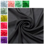 Ткань плательная шифон Sheila легкая полупрозрачная для платьев, блуз. аксессуаров чорний, фото 1