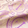 Church Brocade Fabric фіолет/золото, фото 1
