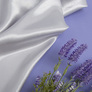 Suit fabric crepe-satin світло сірий, фото 3