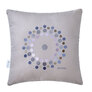 Rain Embroidered Decorative Pillow by ТМ IDEIA 50х50 cm св.сірий/Energy, фото 1