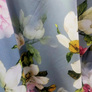 Satin Fendi fabric, 150 cm wide, suitable for clothing, dresses, suits, and skirts V-2/2 троянди денім, Квітковий, фото 2 Satin Fendi fabric, 150 cm wide, suitable for clothing, dresses, suits, and skirts V-2/2 троянди денім, Квітковий, фото 2